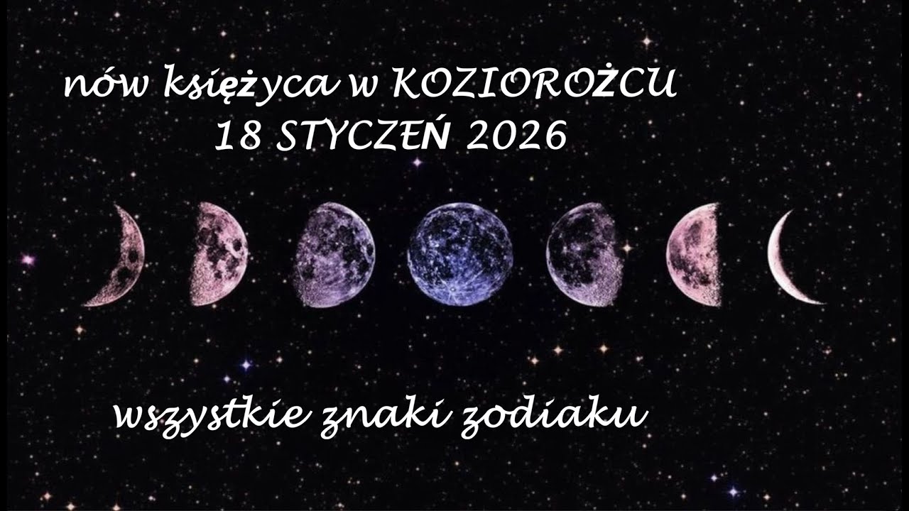 TAROT # NÓW W KOZIOROŻCU # 18.01.2026# WSZYSTKIE ZNAKI ZODIAKU
