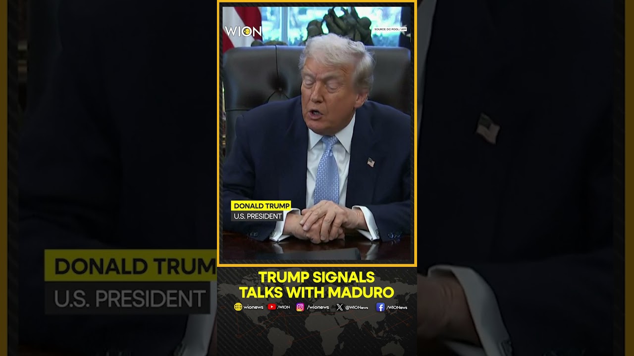 Trump Says Will 'Be Talking To' Venezuela's Maduro as Tensions Rise | WION Shorts
