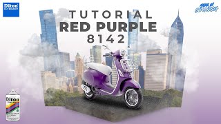 Viral Warna Red Purple 8142 Video Tutorial Diton Spray Paint