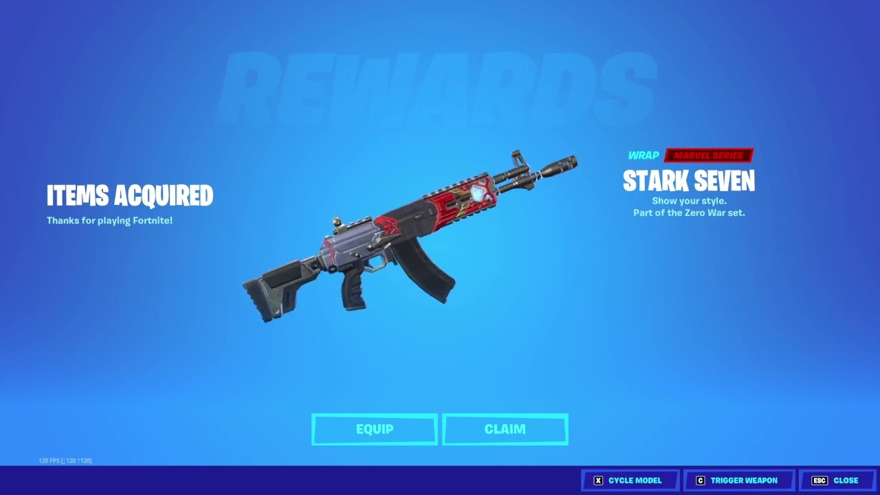 *NEW* SECRET IRON MAN WRAP UNLOCKEN (Fortnite Rewards)