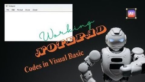 How to make a Notepad Application using Microsoft Visual Basic 2010 Express Tutorial in English