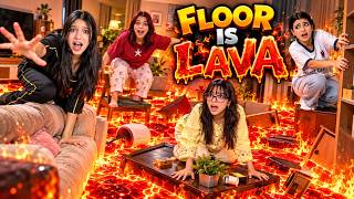 Floor Is Lava Challenge 🔥 | Soneha Sisters | Day 124/200