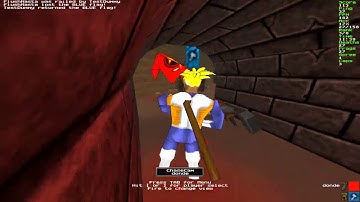 Goku Showing How its Done Old School Style Quake 2 CTF RailwarZ DBZ