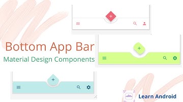 ✅  Bottom App Bar in Android Studio✅ | Material Design Tutorial🔥🔥 #android #design #appBottom