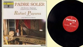 Rafael Puyana (harpsichord) Antonio Soler, 6 Sonatas - Fandango - Concerto  for two harpsichords - YouTube