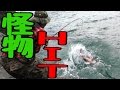 釣った魚に巨大魚が飛びついてきた【衝撃映像】【釣り三昧の旅　4話】