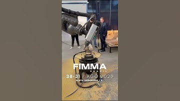 Venha para a Fimma ver o Robô CNC