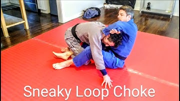 Loop Choke - From Bottom Half Guard
