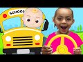 Wheels On The Bus | Kids Songs & Nursery Rhymes | Leah's Play Time