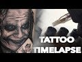 Tattoo timelapse  joker from dark knight  chrissy lee