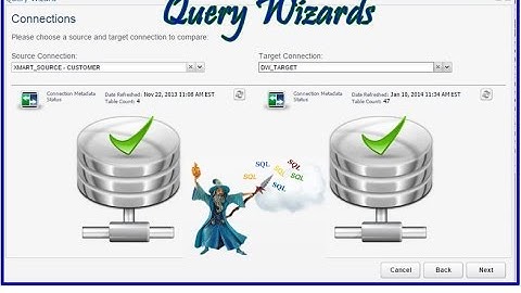 QuerySurge: Query Wizard Tutorial