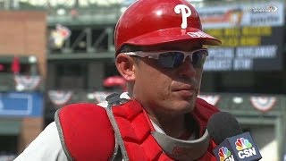 PHI@ATL: Ruiz talks about Phils' extra-inning win