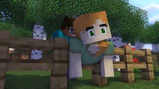 Steve, I'm stuck! You have to help me! Alex and Steve LIFE Minecraft Animation