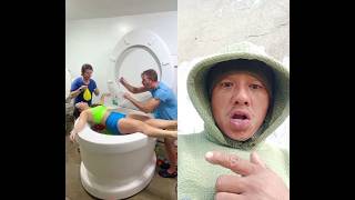 Underwater Tori Short Water Balloon Blast Challenge With Girl