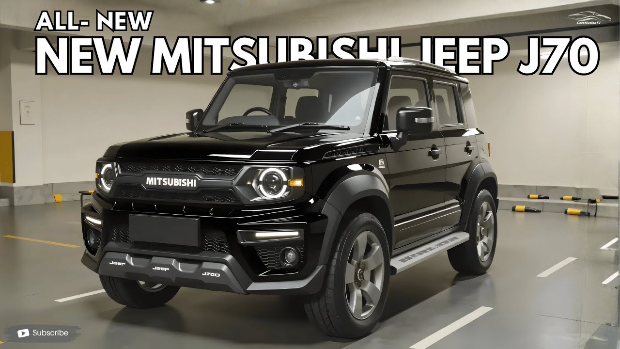 新型三菱ジープ J70 発表 - この箱型の野獣は止められない - YouTube