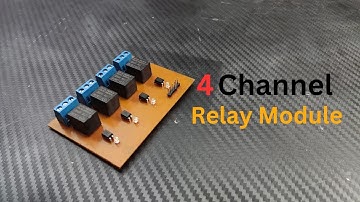 DIY 4-Channel Relay Module | Build Your Own Relay Board for Device Control