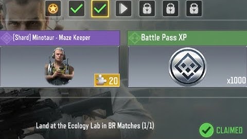 Call Of Duty Mobile Land at the Ecology Lab in BR Matches Task Complete