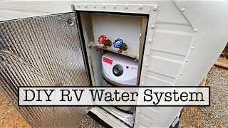 RV BUILD  DIY RV Water System, what worked and what didn't.