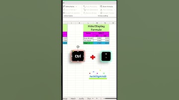 Excel 💎Tip:💎 Hide your Excel formule from others