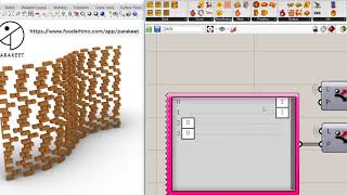 Brick Wall Using 'Parakeet' ; Brick Type D