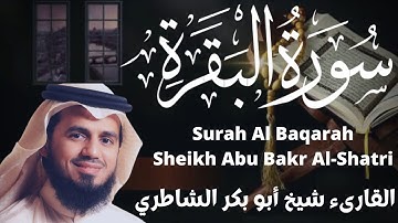 سورة البقرة شيخ ابوبكر الشاطري surah baqarah sheikh abu bakr shatri