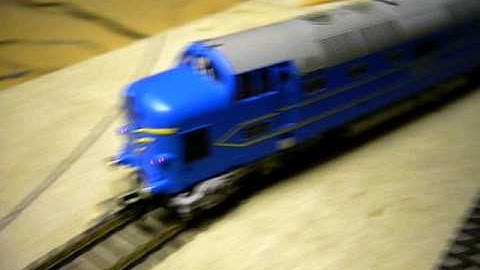 NRM Bachmann Deltic Prototype Running in.(1st ever run)