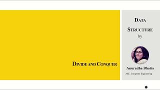 Divide and Conquer