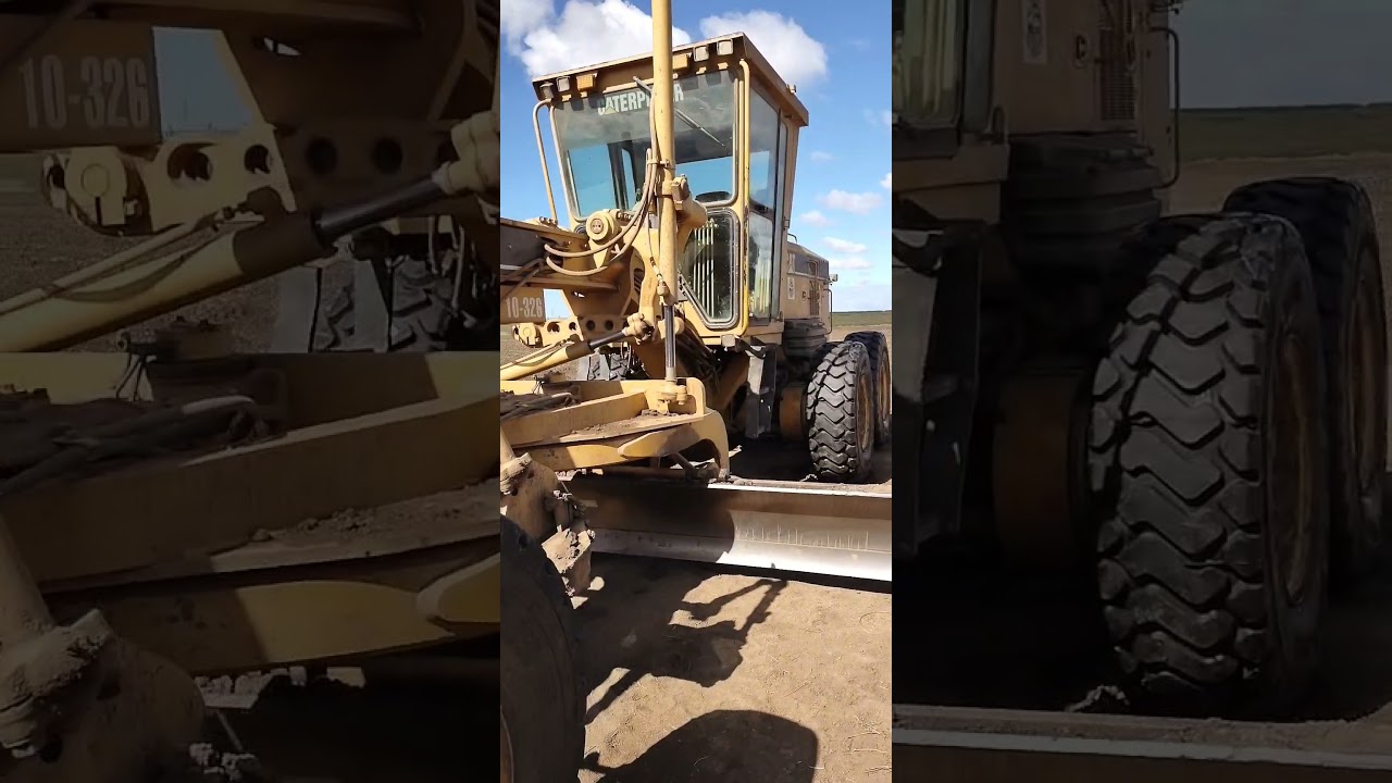 Changing 4 Caterpillar Grader Tires @Salinas 