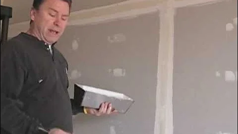 How to finish drywall Butt Joint Taping and Second Coat.