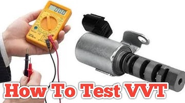 How to test vvt Solenoid control valve using multimeter