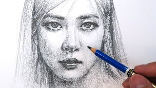 Drawing and Shading Rose Park from Black Pink