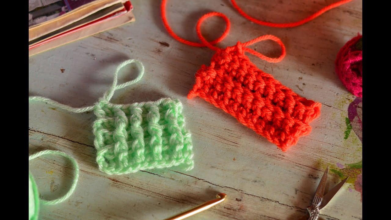 (Эластичная точка x 2) Вязание крючком, техники и множество советов