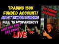 Live trading  apex trader funding  150k funded account  pass evals in 1 day