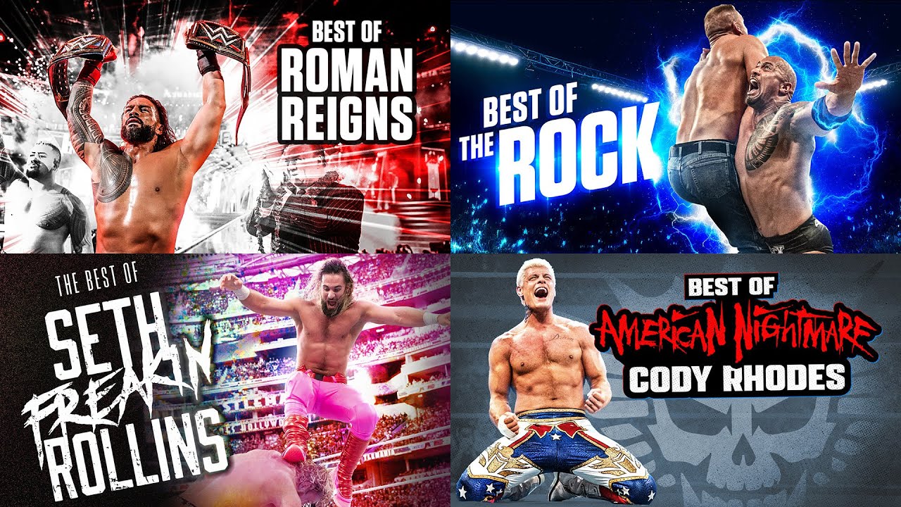 Best of The Rock Roman Reigns Cody Rhodes and Seth Freakin Rollins full match marathon