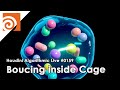 Houdini Algorithmic Live #159 - Bouncing inside Cage