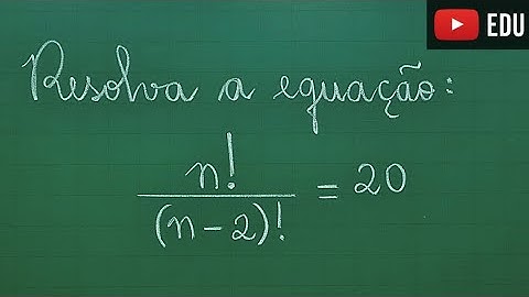 ⏳ Equação Fatorial - Professora Angela Matemática