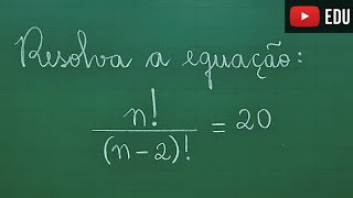 ⏳ Equação Fatorial - Professora Angela Matemática screenshot 3