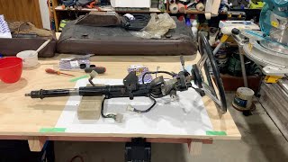 Rowan's Triumph Stag - Update # 3 - Steering Column Adjustment Issue