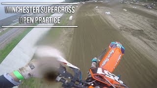 Winchester Supercross (SCARY CRASH CAUGHT ON VIDEO) | 2019 KTM 250 SX