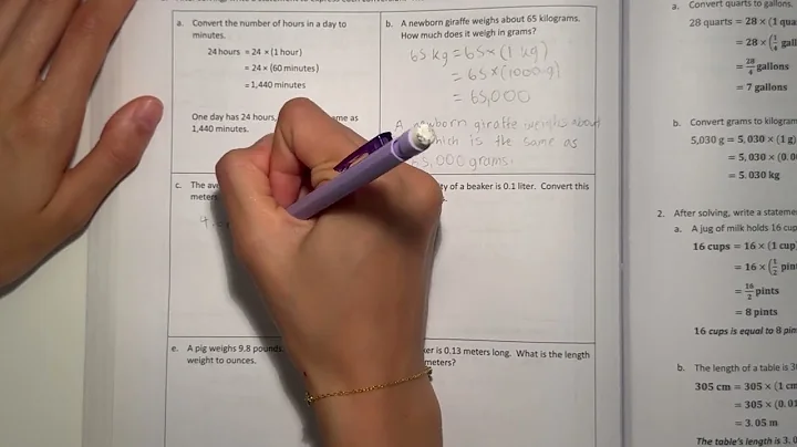 Eureka Math Grade 5 Module 2 Lesson 13 Homework | #mathwithaubrey #answers