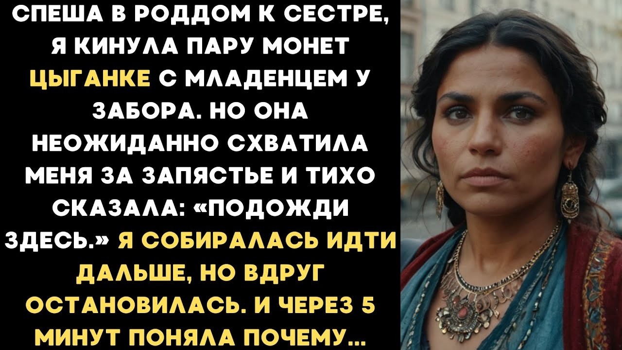 'Остановись!' — сказала цыганка и схватила меня за руку  Я хотела уйти, но через 5 минут