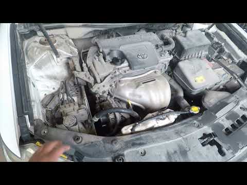 Замена насоса системы охлаждения двигателя на Тойота Камри v50