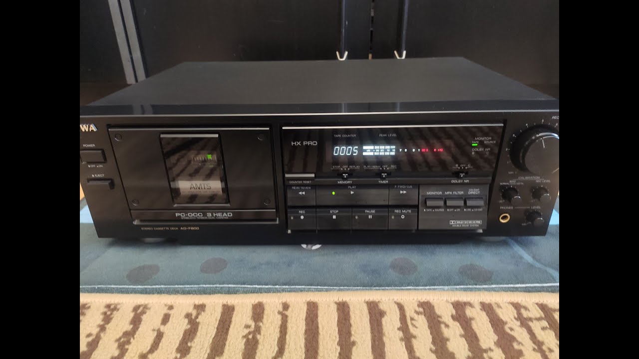 AIWA AD F800 - YouTube
