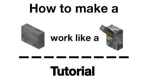 How to make a button work like a lever - Minecraft Bedrock Edition