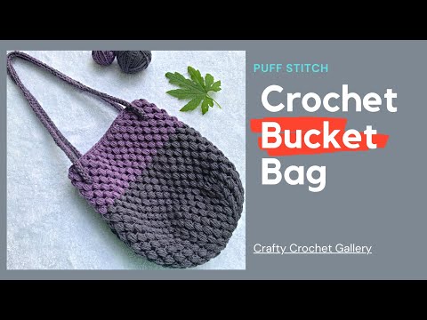 Buy Crochet Tote Bag Pattern / Tutorial: Puff Stitch Purse, Crochet Bag  Pattern, Crochet Pattern Instant Download Online in India - Etsy