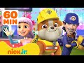 Rubble | Melhores Momentos! 🚜 com Sierra Sparkles &amp; Speed Meister | 60 min | Nick Jr. em Português