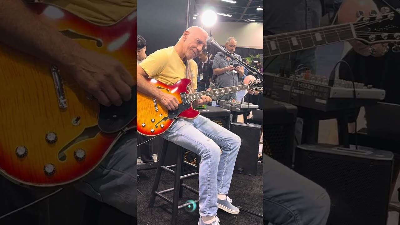 “Smiles and Smiles To Go” Larry Carlton - NAMM2025