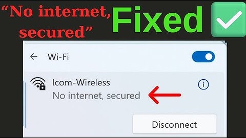 How to Fix No Internet, Secured Error FAST on Windows (2025)