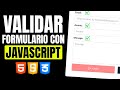 ✅ Cómo Validar Envío de Email con Javascript (JS) en un Proyecto ✅