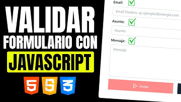 ✅ Cómo Validar Envío de Email con Javascript (JS) en un Proyecto ✅